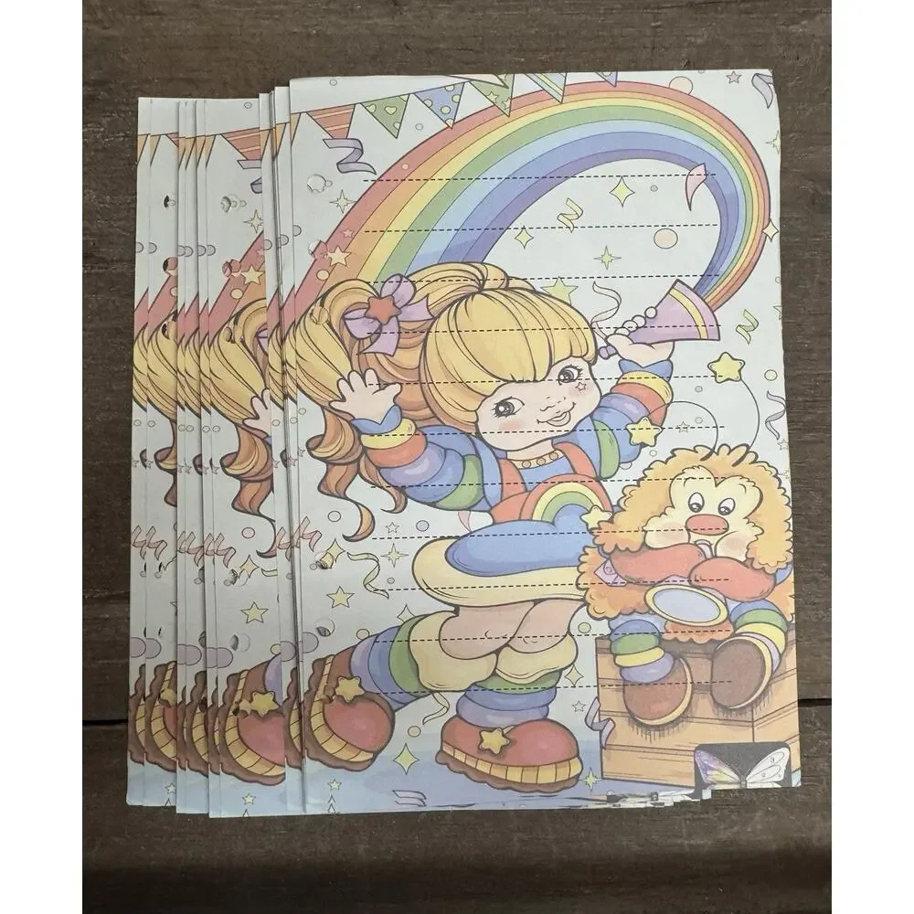 Rainbow Brite Friends Size A5 Refill Paper (50 Sheets)